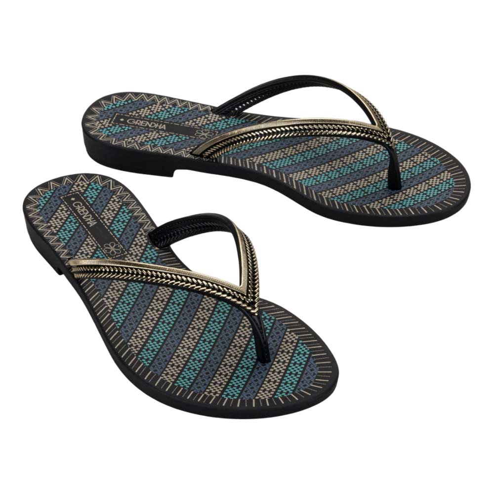 Chinelo Feminino Grendha Amor Em Flor - modelo do par